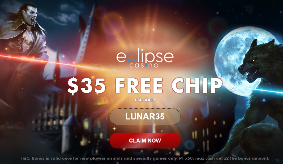 Eclipse casino $35 free chip